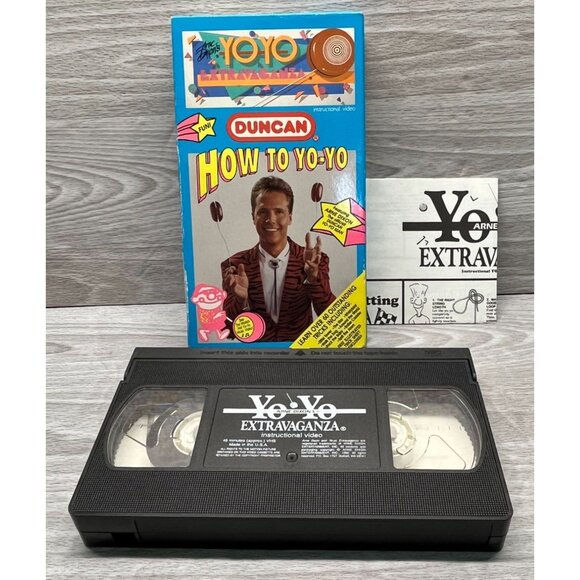 How to Yo Yo Extravaganza VHS Arne Dixon Instructional Video Duncan Tricks Sheet - Picture 3 of 10